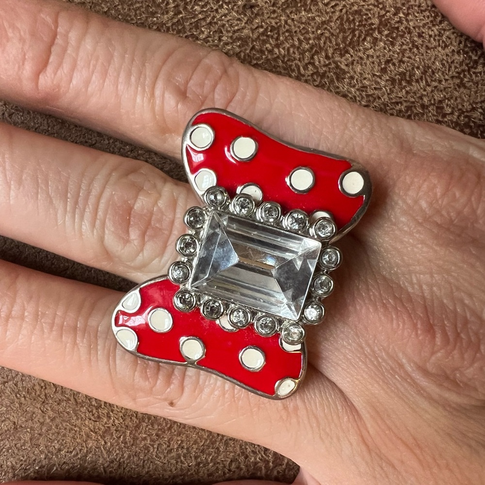 TrenD Disney Minnie Mouse Bow Ring